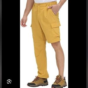 SAMDOWA Men's Cargo Pants Convertible Zip Off